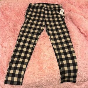 Sanctuary Checkered Black and Cream Pants sz M
